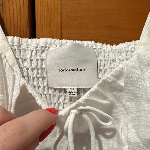 Reformation Balia Linen Tank - Picture 3 of 6